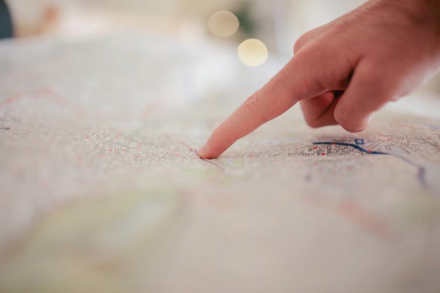 Mapa usado para encontrar empresas próximas
