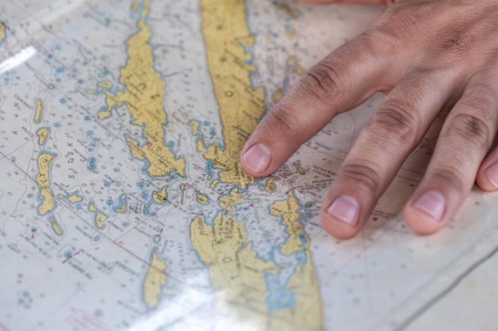 Mapa usado para encontrar empresas próximas