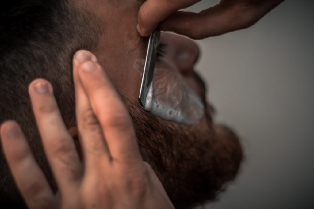Barbearia, exemplo de negócio de serviço local